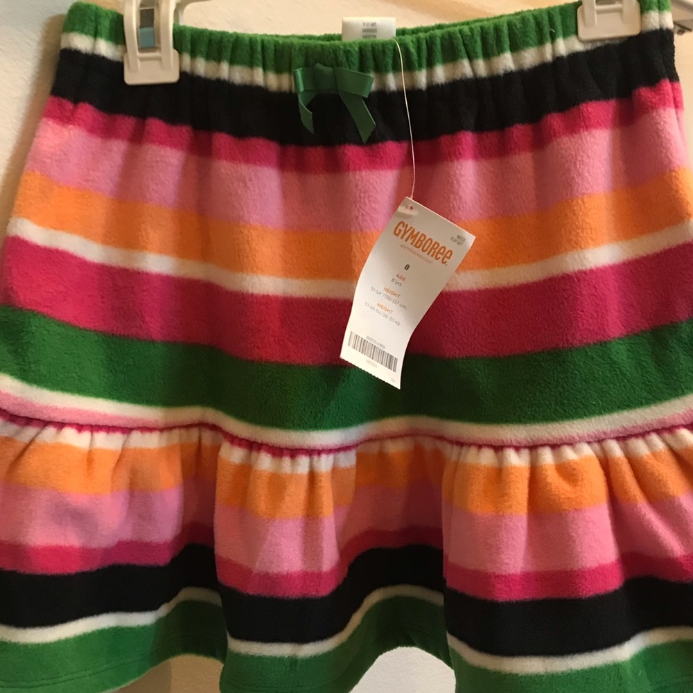 Fleece Gymboree Skirt with Bowed Waistline
